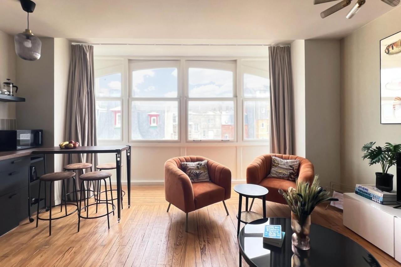 Villa Adele, Bow-Window Vue Mer -Appt 04 Mers-les-Bains Luaran gambar