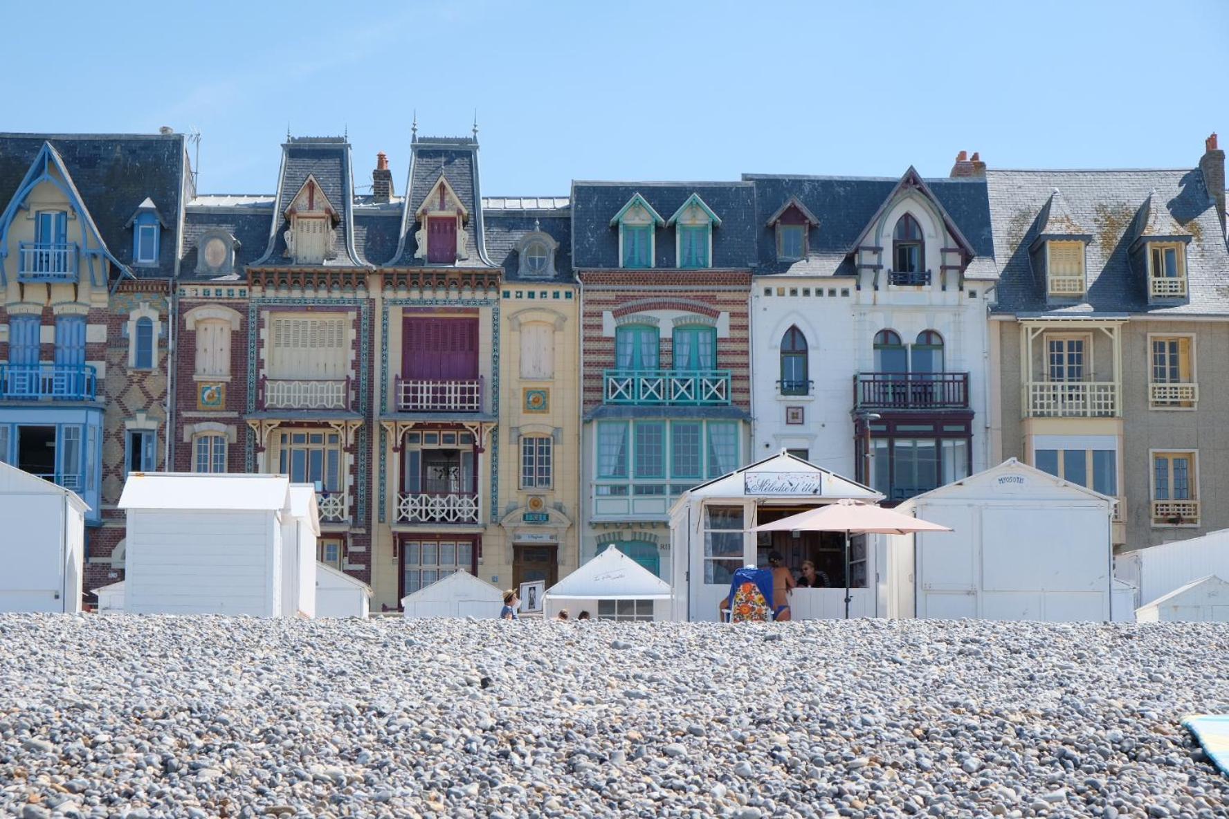 Villa Adele, Bow-Window Vue Mer -Appt 04 Mers-les-Bains Luaran gambar